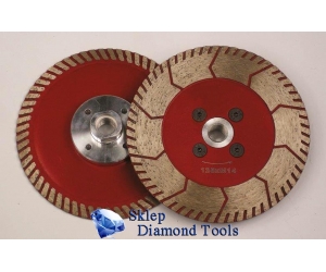 TARCZA DIAMENTOWA LIBERO DO SZLIFOWANIA CIĘCIA KAMIENIA GRANITU FLANSZA GWINT M14 125mm